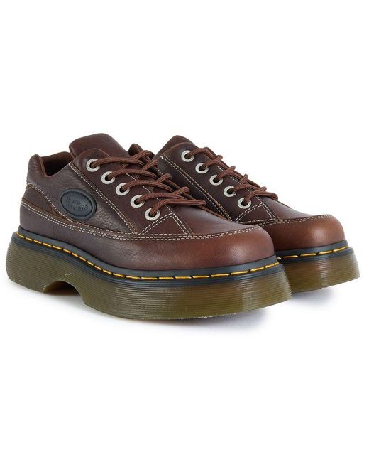 Dr. Martens Brown Buzz 5-Eye Shoes