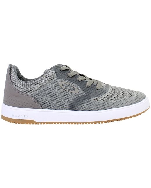 Oakley Gray Metro Classic Trainers for men