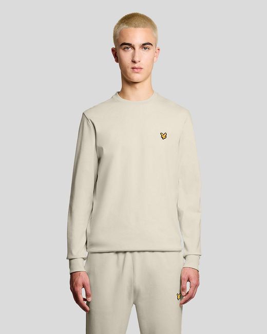 Lyle & Scott Natural Sports Lightweight Sweatshirt for men