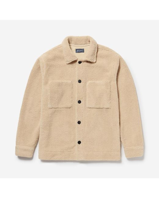 Oliver Sweeney Natural Fleece Overshirt for men