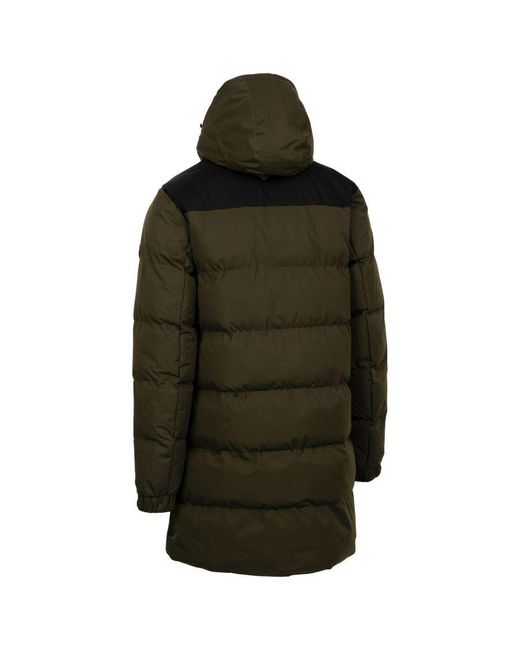 Trespass Green Clipster Padded Jacket (Dark Vine) for men