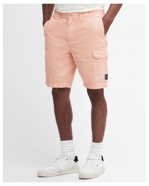 Barbour Pink Gear Shorts for men