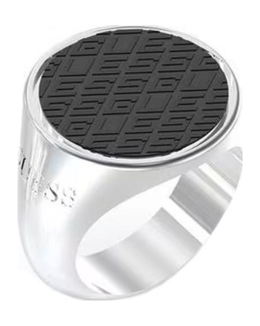 Guess Gray Jumr03222Jwstbk64 Ring for men