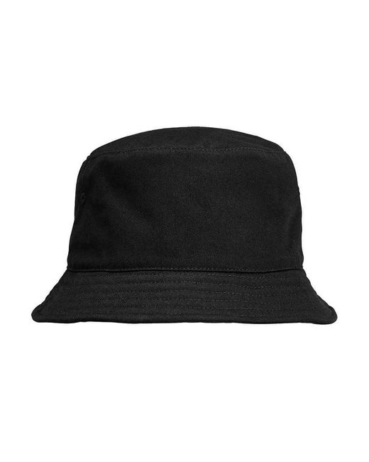 Sol's Black Adult Twill Bucket Hat Cotton