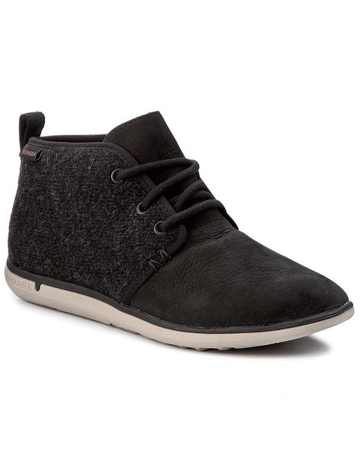 Merrell Black Duskair Maui Chukka Boots Nubuck Leather