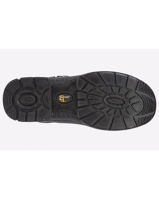 Grafters Black Culverton Safety Shoes (Extra Wide Fit) for men