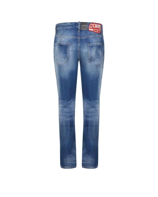 DSquared² Blue Cool Guy Jeans Cotton for men