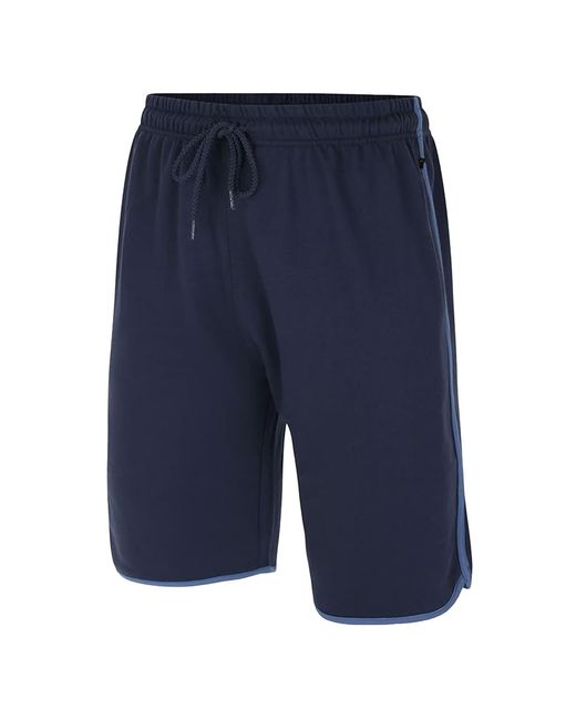 KAM Jeanswear Blue Kam Shorts With Side Stripe Cotton Blend Gym for men