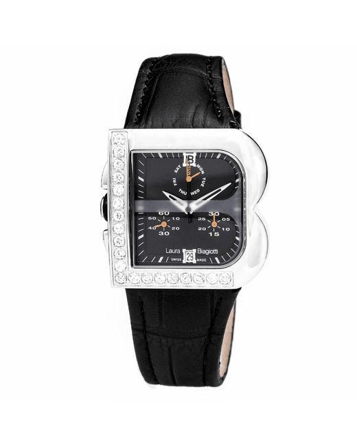 Laura Biagiotti Black Ladies Watch Quartz Steel