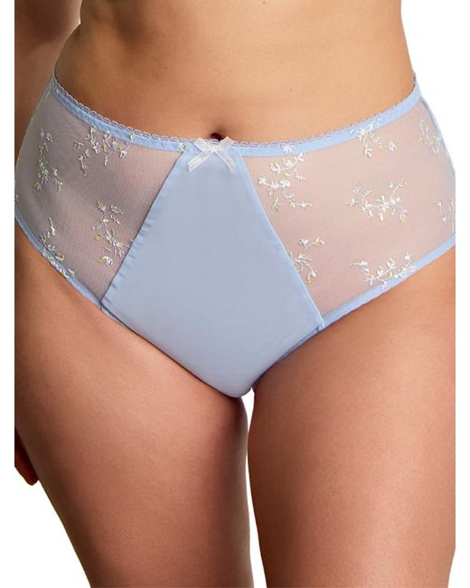 Panache Blue Meadow Deep Brief