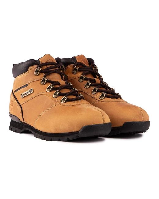 Timberland Brown Splitrock Boots for men