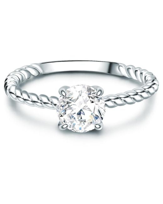 Tresor 1934 Metallic Trilani Sterling Ring