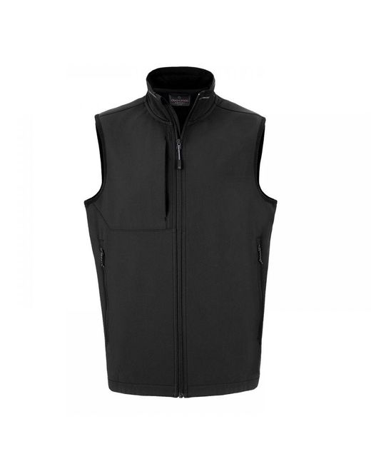 Craghoppers Expert Basecamp Softshell Vest (zwart) in het Black voor heren