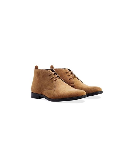 Redfoot White Derry Tan Suede for men