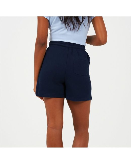Brave Soul Blue Jersey Bermuda Sweat Shorts With Elasticated Waistband