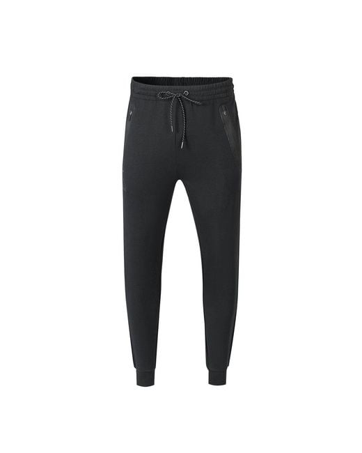 Kappa Black Tfleece Ch Pant for men