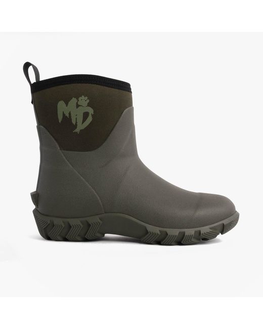 Mud Dogs Green Rutland Short Neoprene Wellington Boots