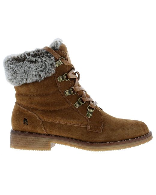 Hush Puppies Brown Florence Memory Foam Boots