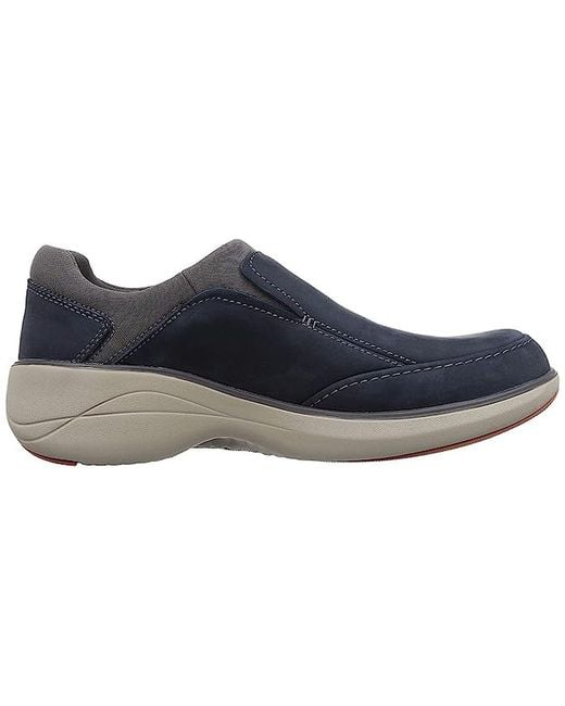 Clarks Blue Un Rise Step Boat Shoes for men