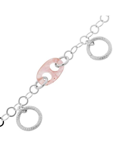 Orphelia White 925 Sterling Bracelet