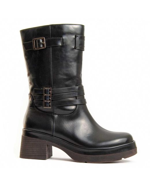 Montevita Black Heel Ankle Boot Motta2