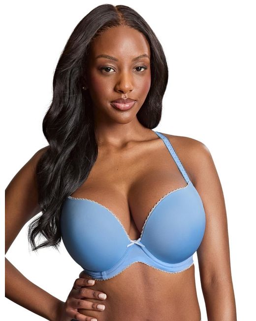 Panache Blue 10666 Cleo By Faith Moulded Plunge Bra