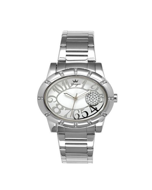 Yonger & Bresson White And Bresson Stainless Steel Watch