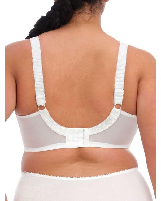 Elomi White Cate Bra Side Support Full Cup Underwired
