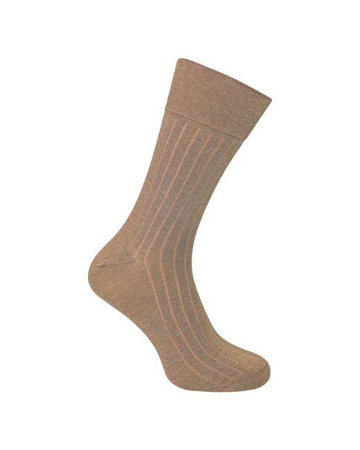 Steve Madden Brown Organic Cotton Camel Wool Socks for men