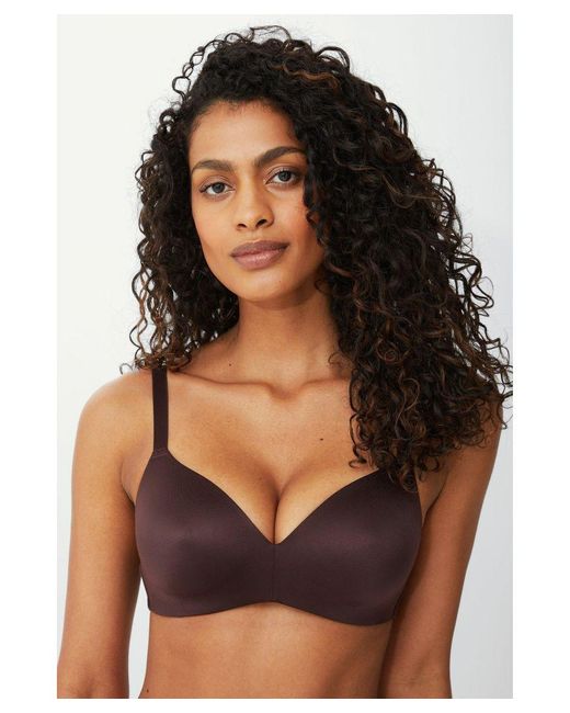 DEBENHAMS Black Comfort Non Wired T-Shirt Bra