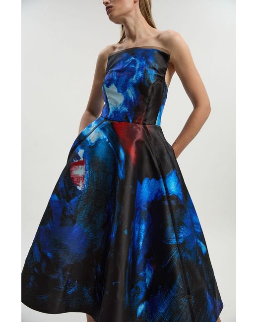 Karen Millen Blue Lily Macrae