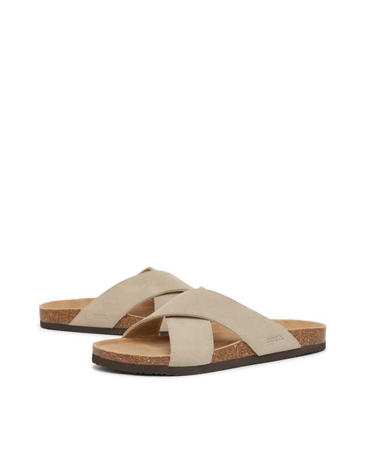 Bench Brown Peel Open Toe Slide Sandals for men