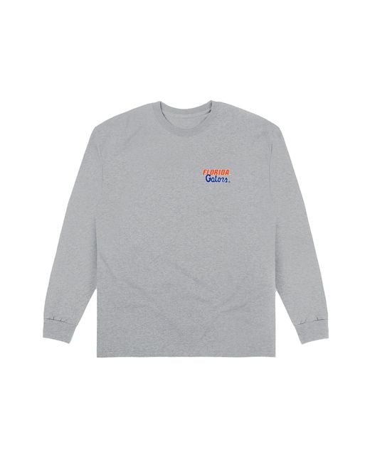 Park Fields Gray Florida Gators Heritage Wordmark Light Heather Sweatshirt