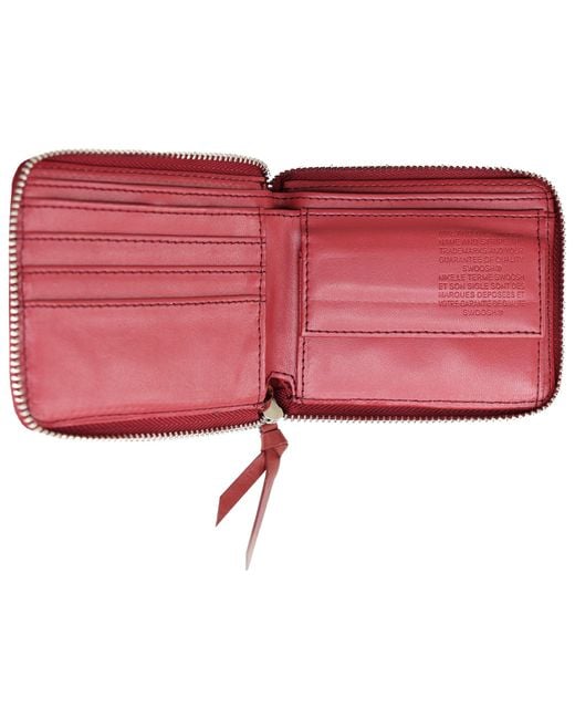 Nike Red Sb Logo Wallet Leather