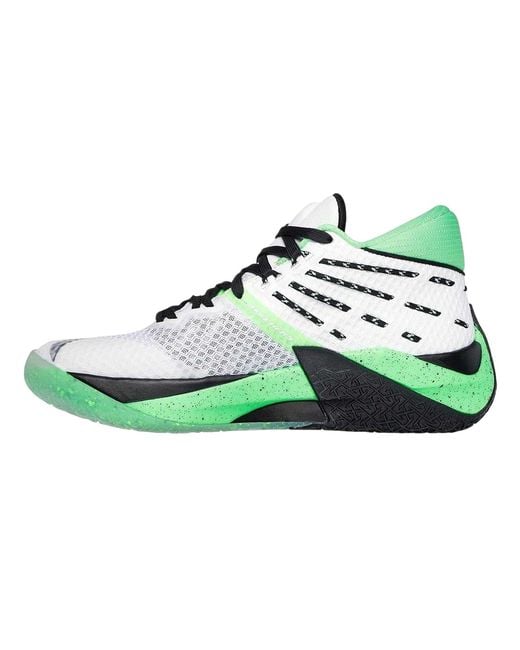 Skechers Green Mesh Basketball Shoes for men