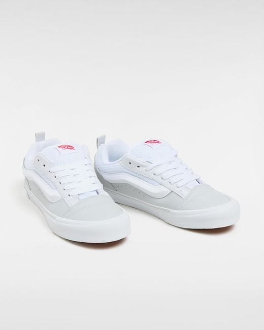 Vans White Knu Skool Sneakers