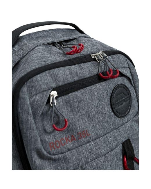 Trespass Black Rocka Multi-Functional Backpack for men