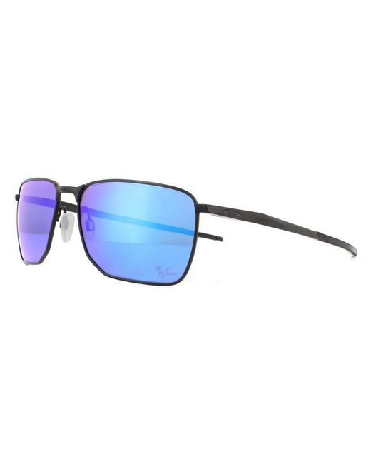 Oakley Blue Sunglasses Ejector Oo4142-12 Moto Gp Satin Prizm Sapphire