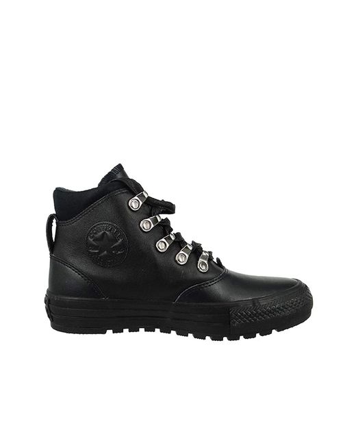 Converse Black Chuck Taylor All Star Ember Hi Boots Leather