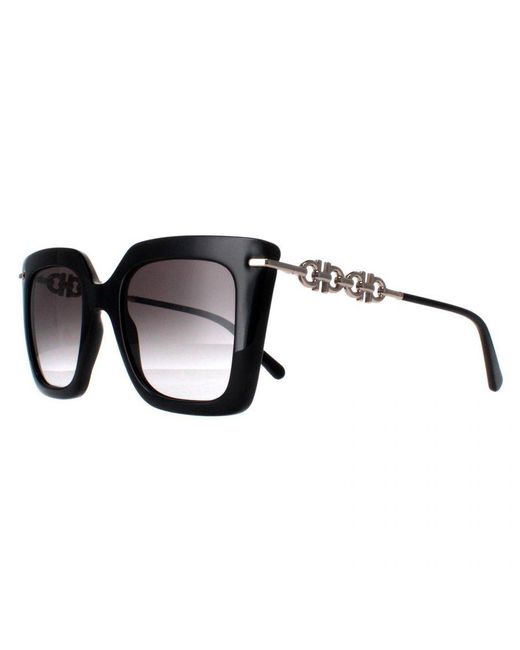 Ferragamo Black Square Smoke Gradient Sf1041S