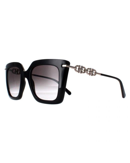 Ferragamo Black Square Smoke Gradient Sf1041S