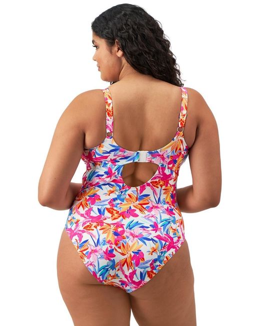 Elomi Red 801343 Savaneta Swimsuit