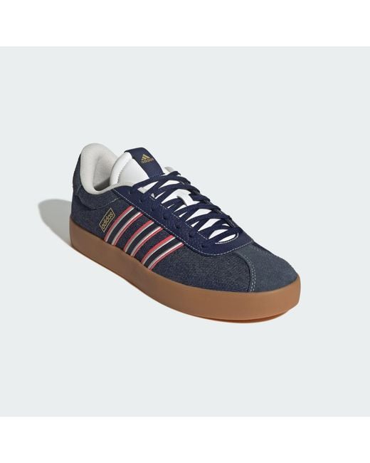 Adidas Blue Vl Court 3.0 Shoes for men