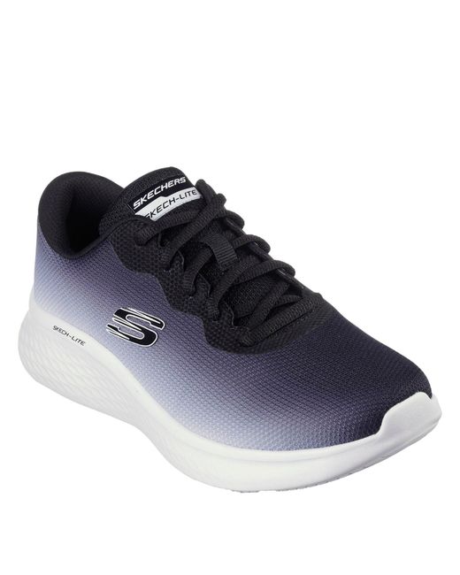 Skechers Blue Engineered Mesh Lace Up W Ai Slip On Trainers