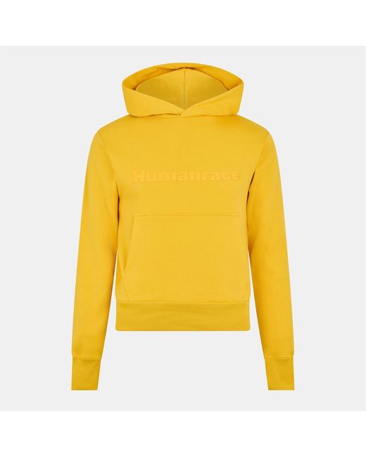 Adidas Originals Yellow Basics Regular Fit Hoodie Sweatshirt for men