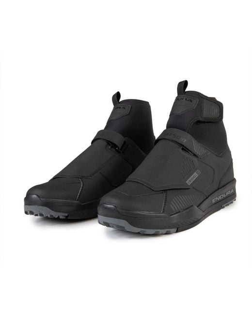 Endura Black Mt500 Burner Clipless Waterproof Shoes for men