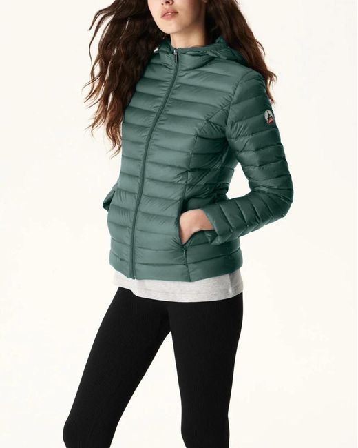 J.O.T.T Green Cloe Down Hooded Jacket