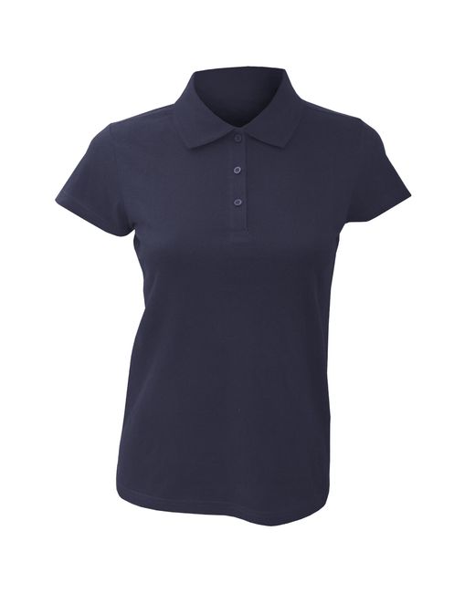 Sol's Blue Ladies Prescott Short Sleeve Jersey Polo Shirt (French)