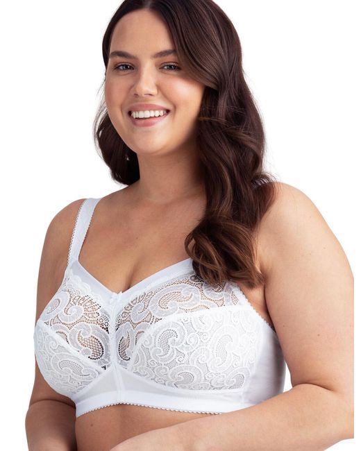 Miss Mary Of Sweden White Wonder Minimiser Wireless Bra