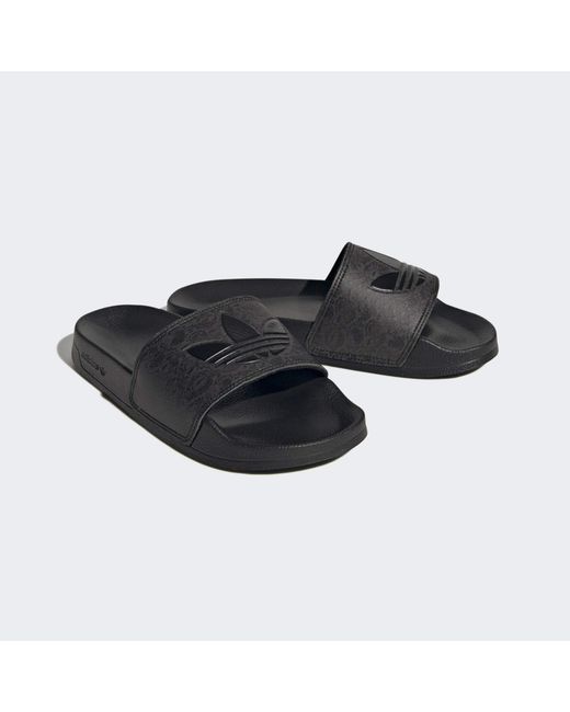Adidas Originals Black Adilette Lite Slides